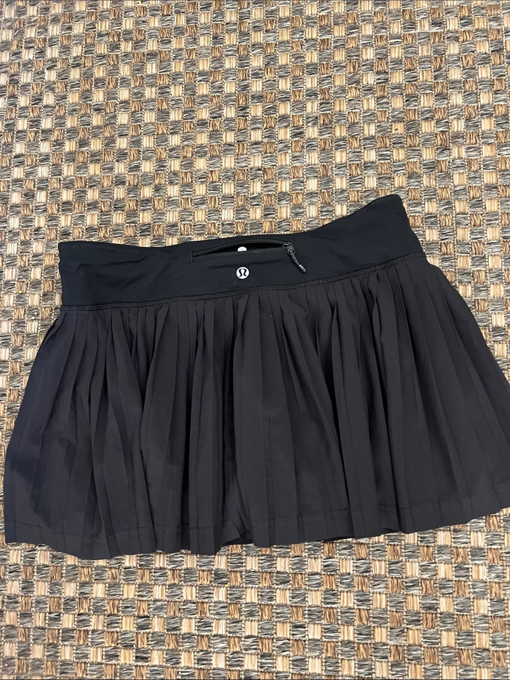 lululemon athletica Black Pleated Athletic Skirt 6